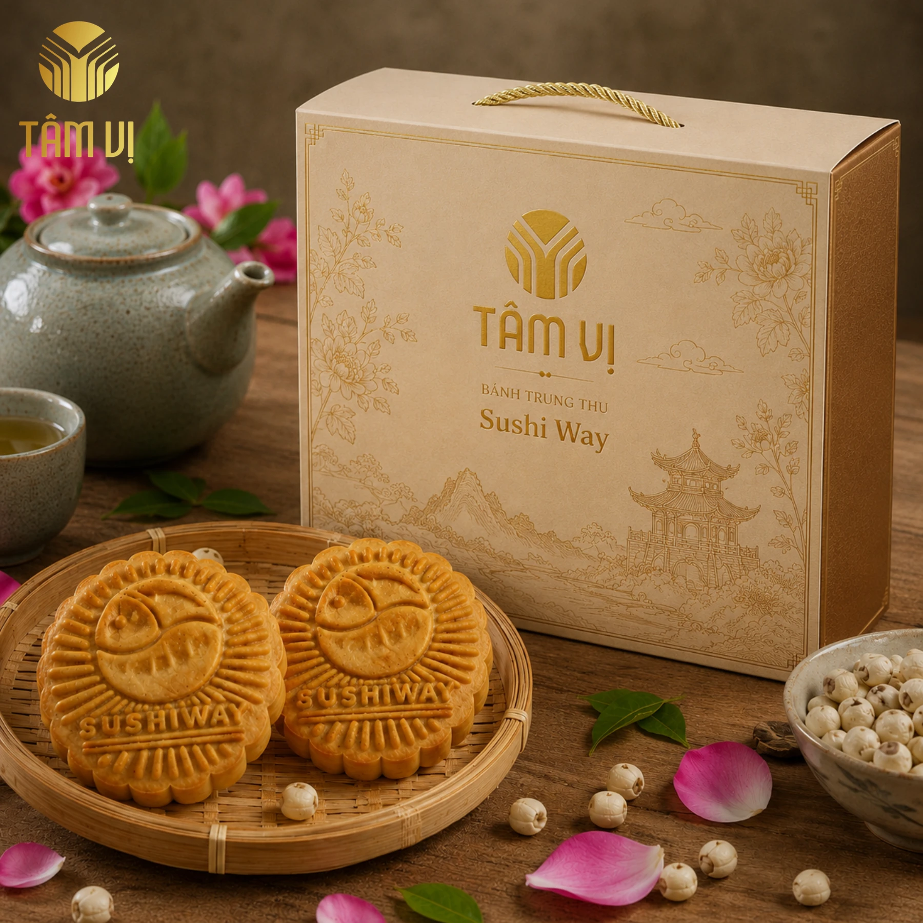 Hộp bánh trung thu cao cấp