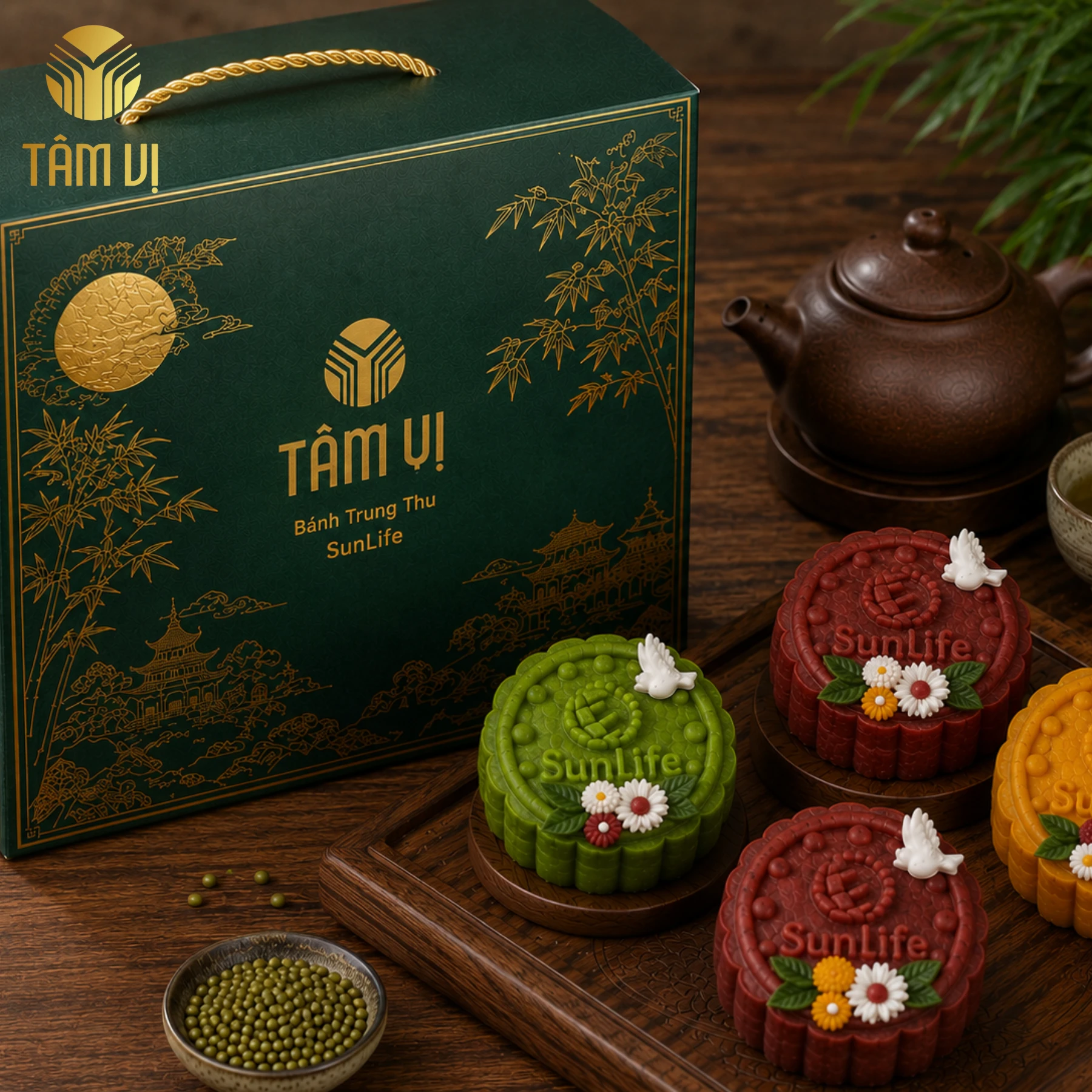 Hộp bánh trung thu theo yêu cầu