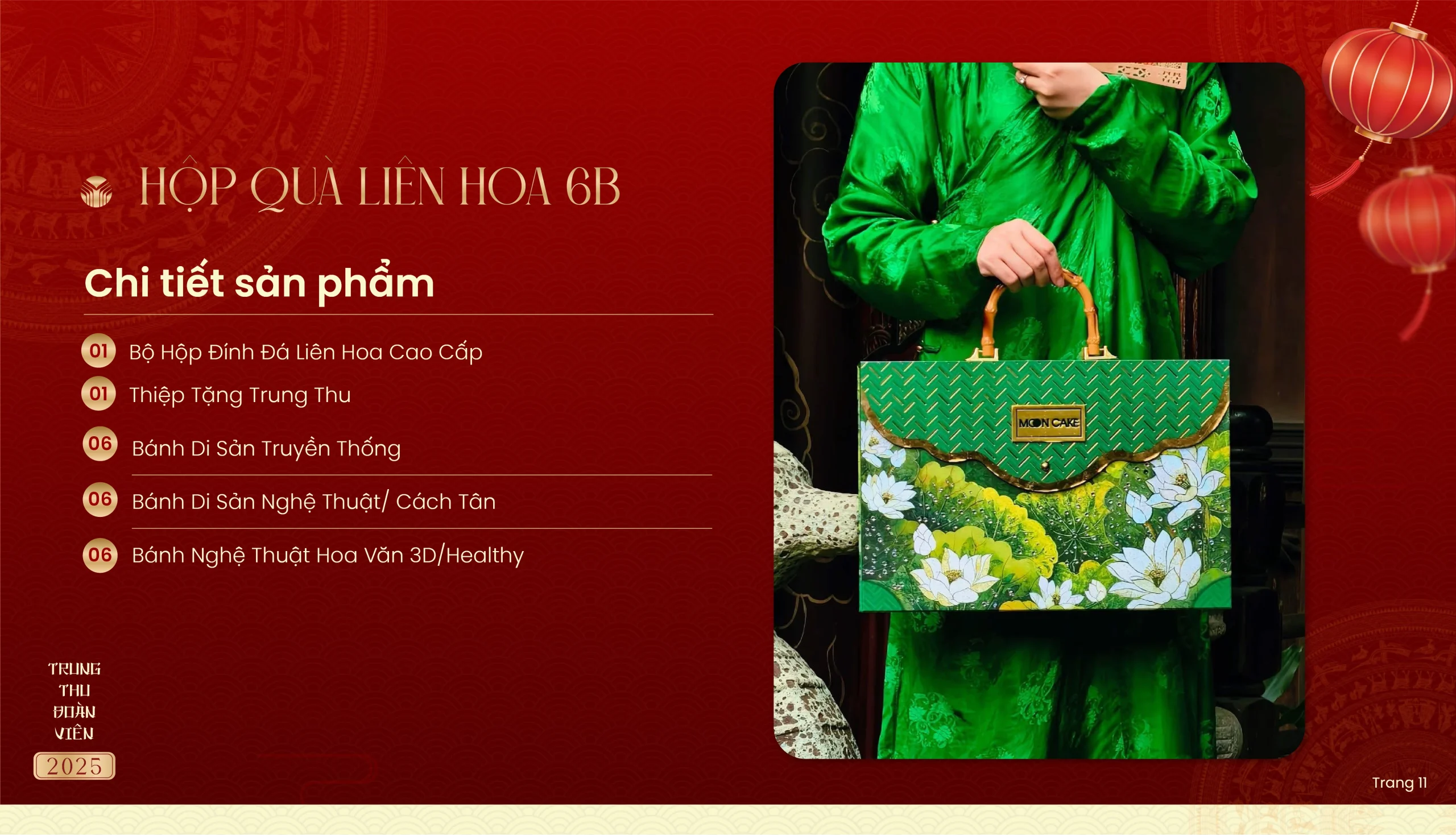 Hộp Quà Trung Thu Liên Hoa Cao Cấp