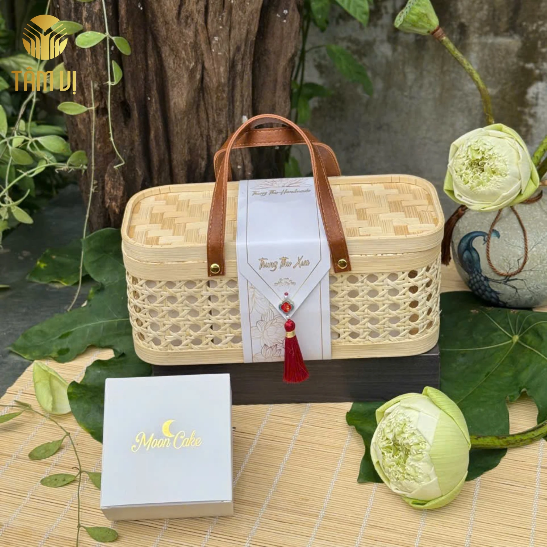 Giỏ Quà Trung Thu Viên Mãn Thủ Công