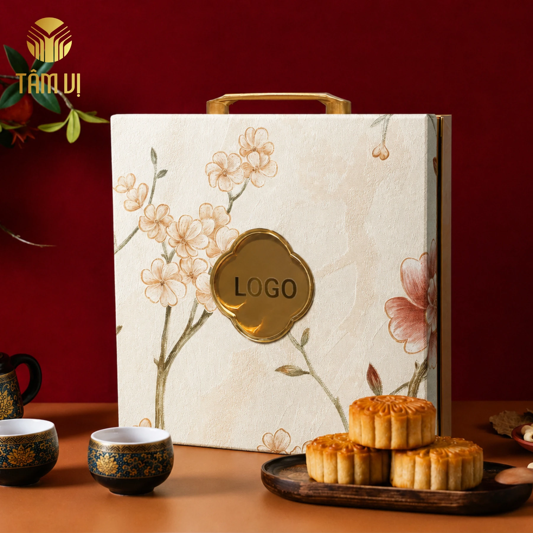 Hộp Quà Trung Thu Khuê Nguyệt 08 Hộp Quà Trung Thu Khuê Nguyệt 08