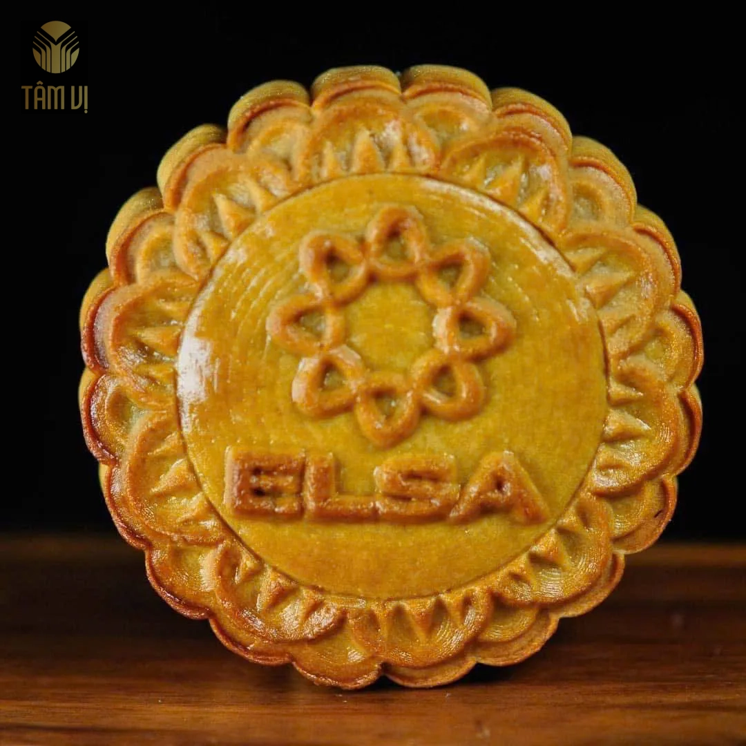 Bánh trung thu in logo Elsa