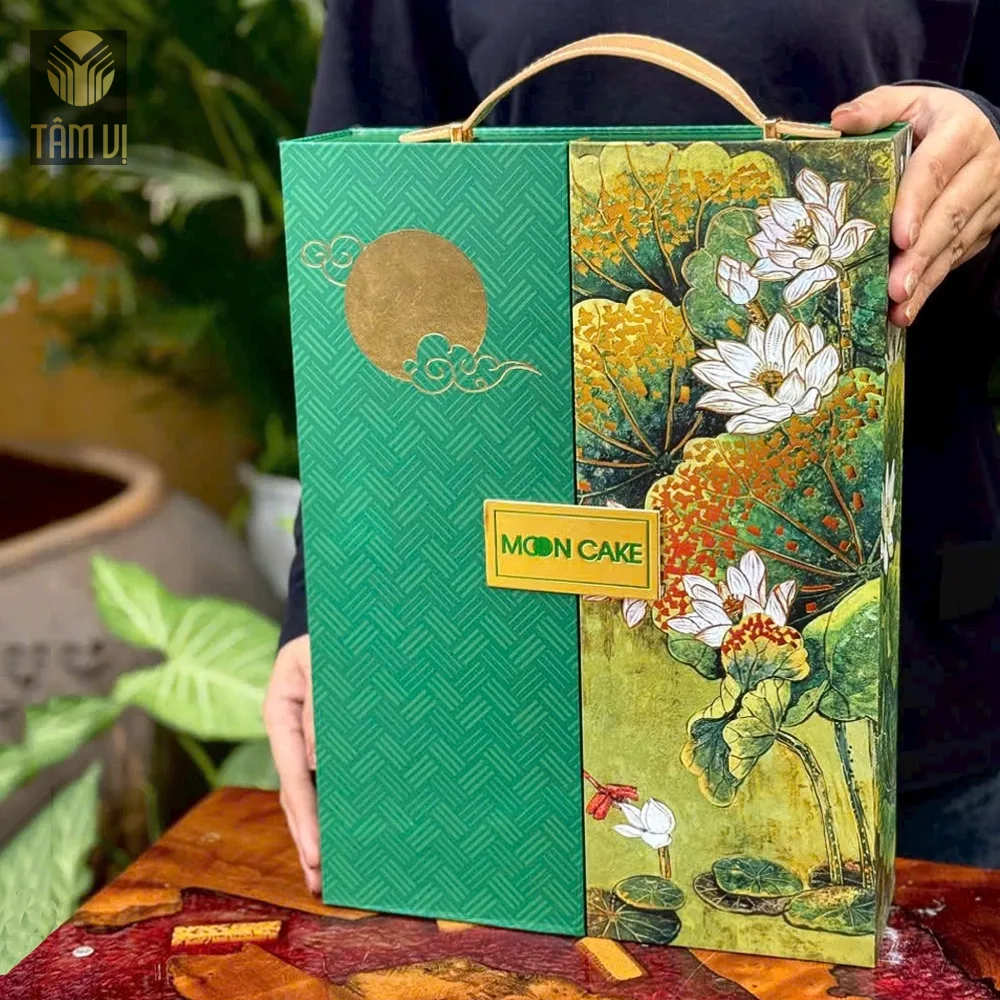 Hộp quà trung thu Liên Hoa Đính Đá