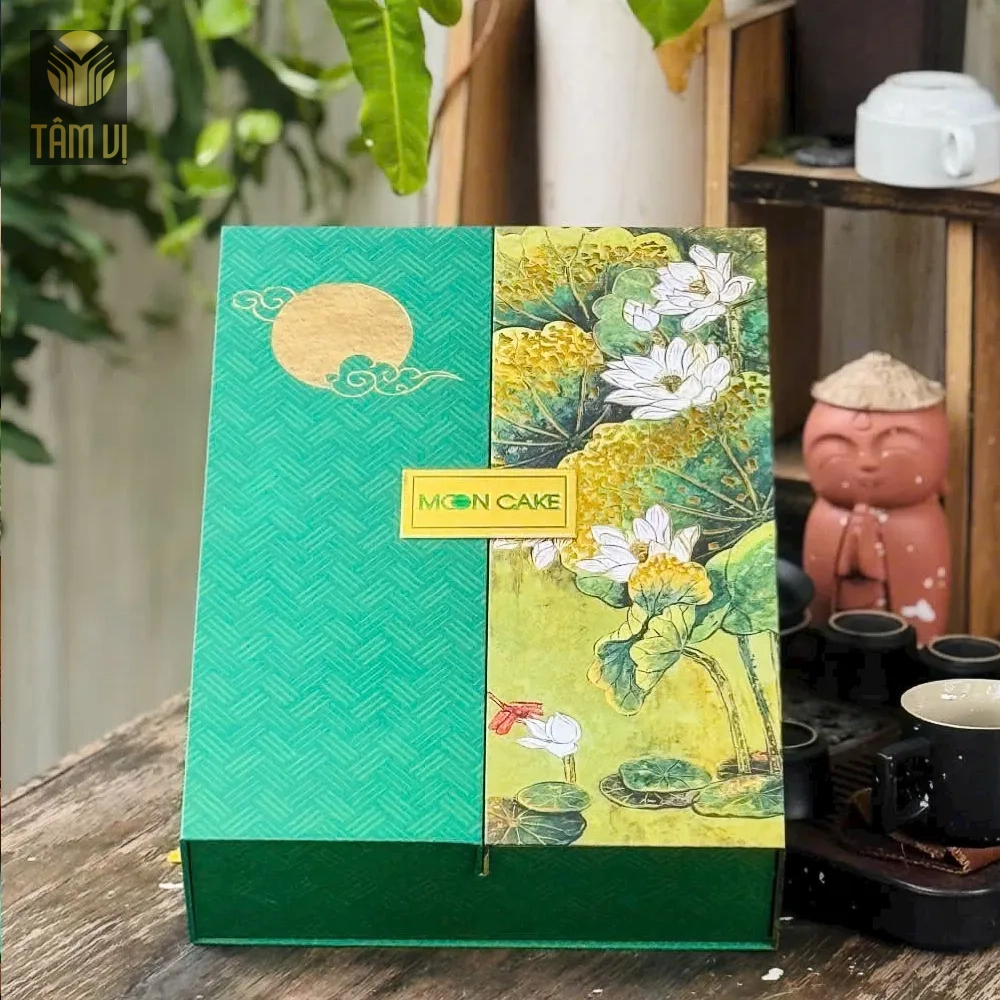 Hộp quà trung thu Liên Hoa Đính Đá