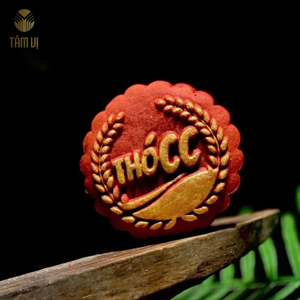 Bánh trung thu in logo Thócc
