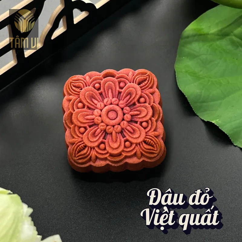 Bánh trung thu healthy nhân đậu đỏ việt quất