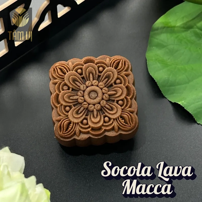Bánh trung thu healthy nhân socola lava macca
