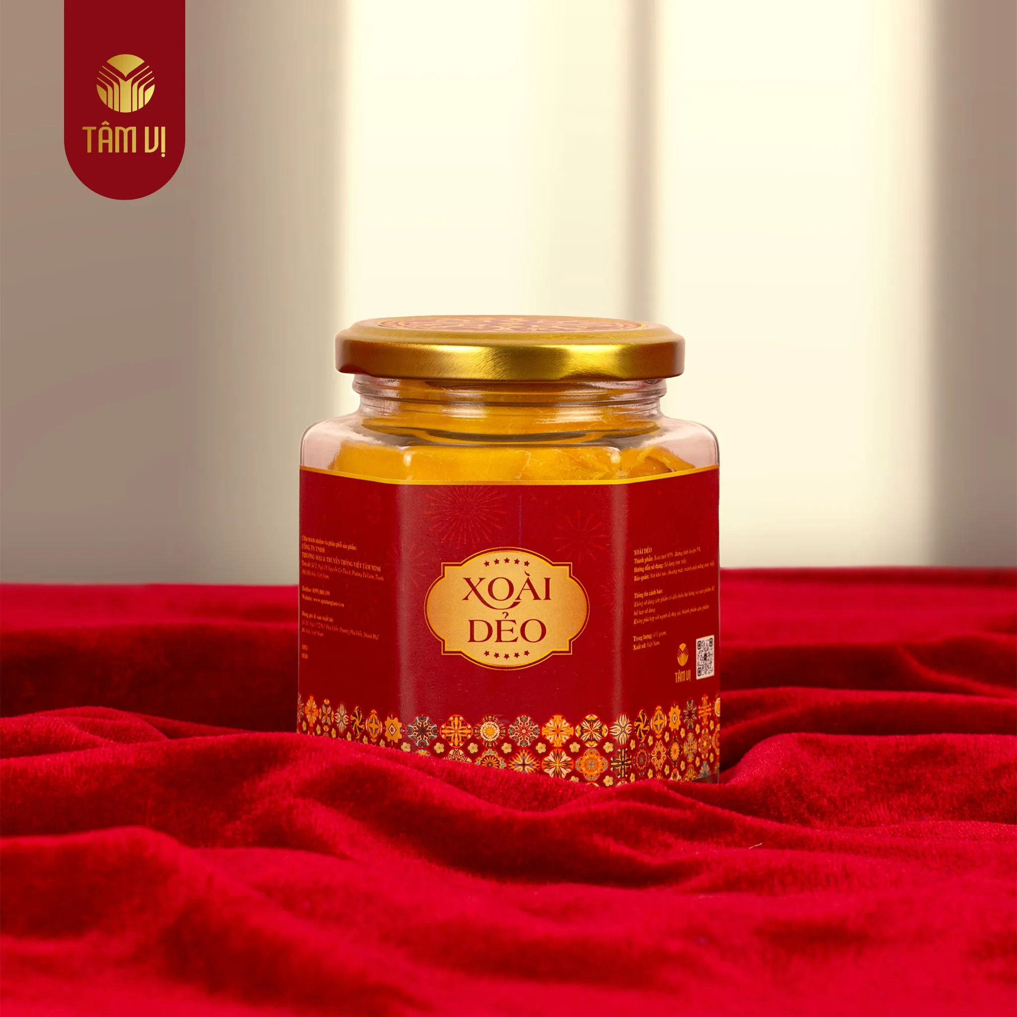 Hũ xoài dẻo – Đỏ