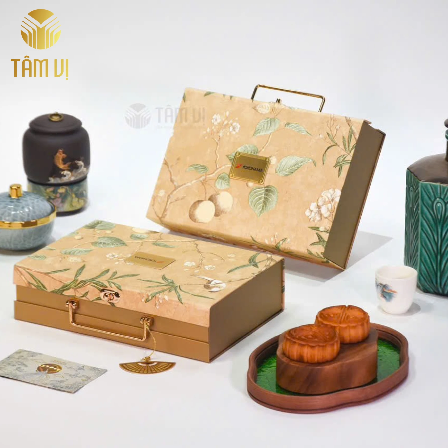Bánh Trung Thu In Logo Theo Yêu Cầu Cho Doanh Nghiệp Số Lượng Lớn