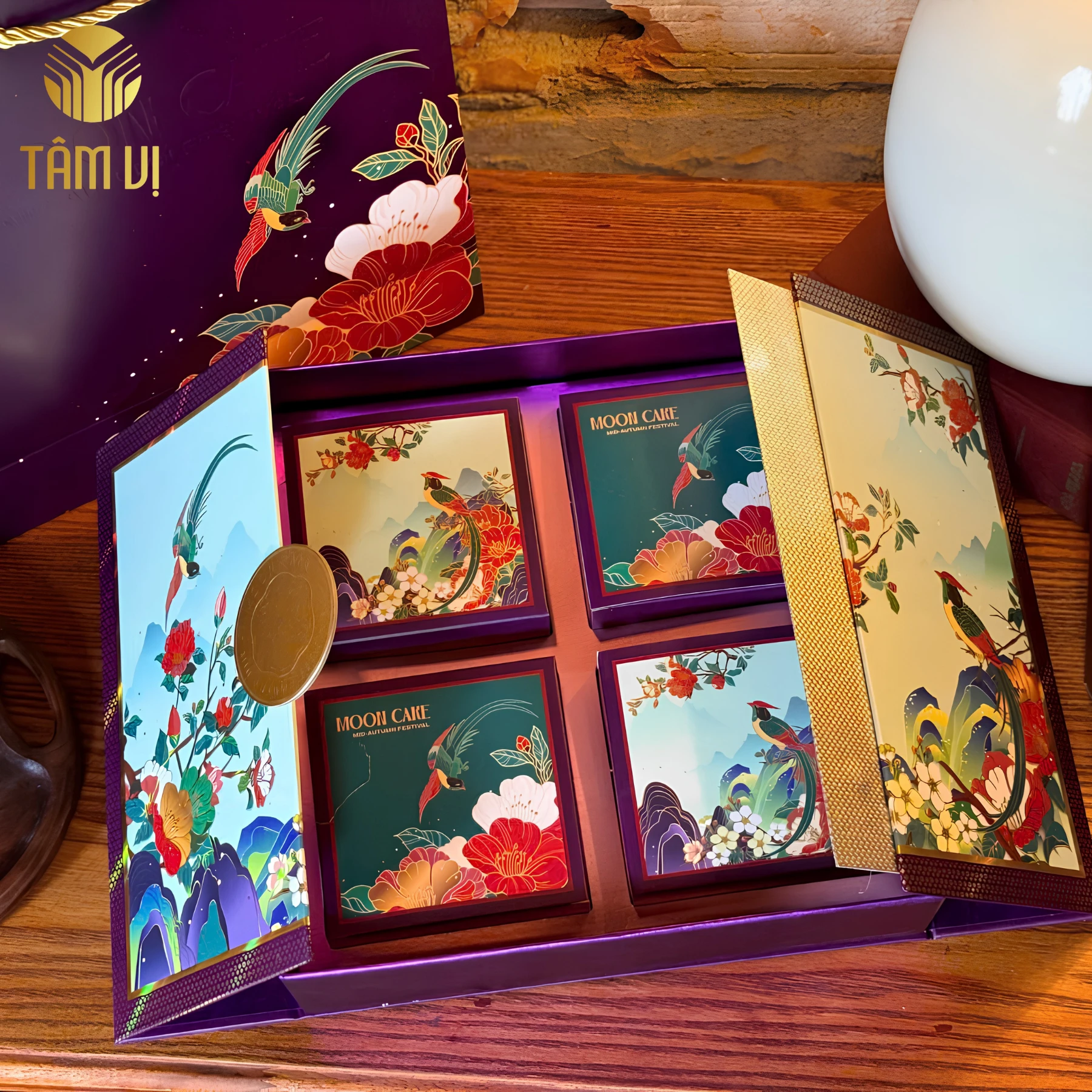 Hộp Quà Trung Thu Tứ Phủ Phồn Hoa