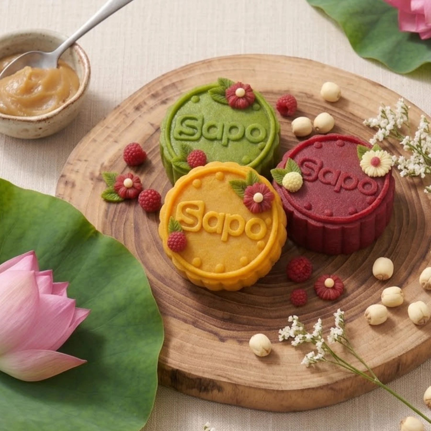 Bánh Trung Thu In Logo Sapo