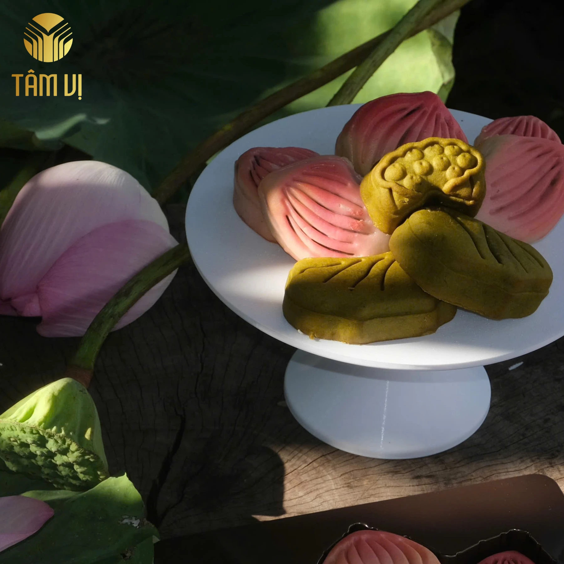 Bánh trung thu Hiện Đại 2D Cửu Hồng