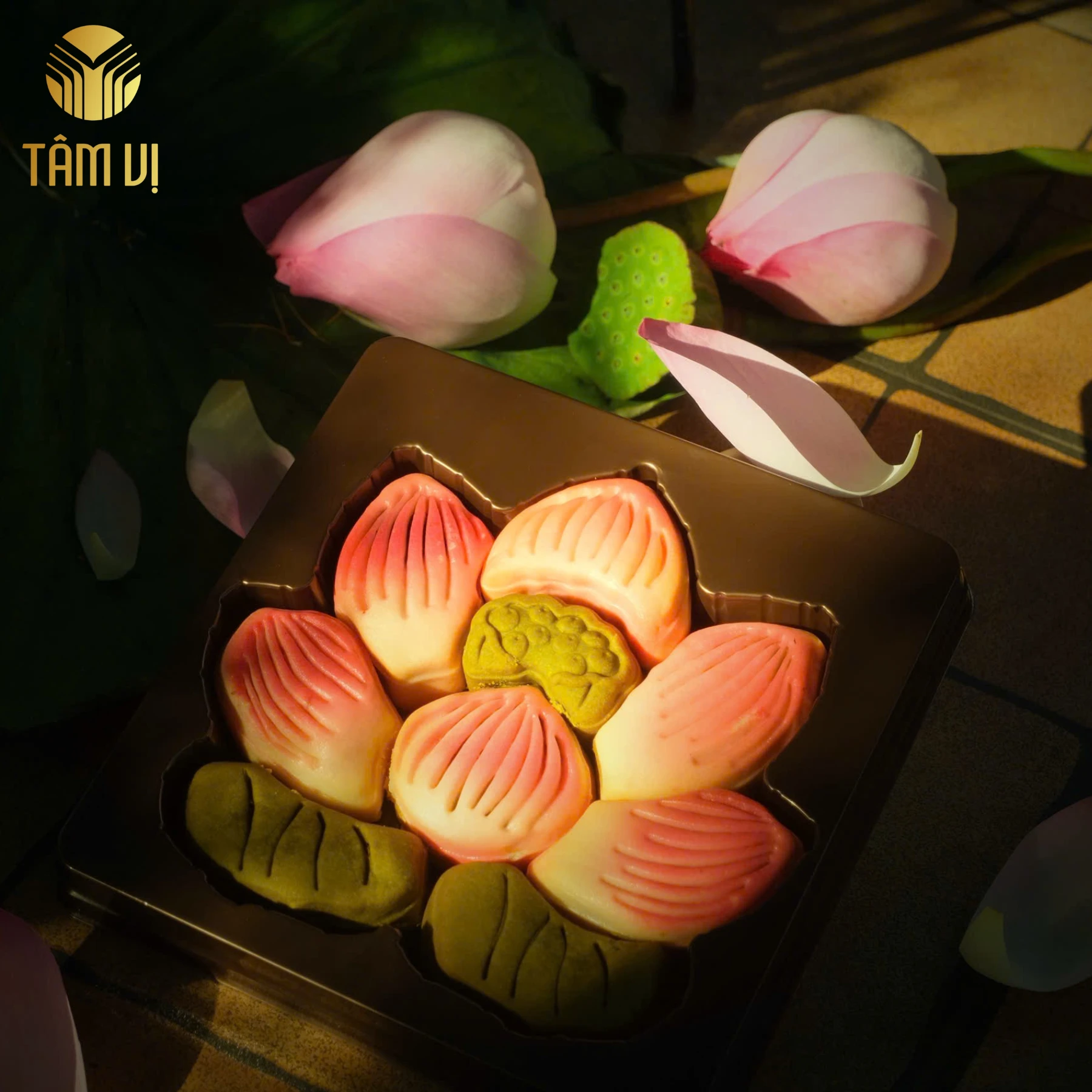 Bánh trung thu Hiện Đại 2D Cửu Hồng