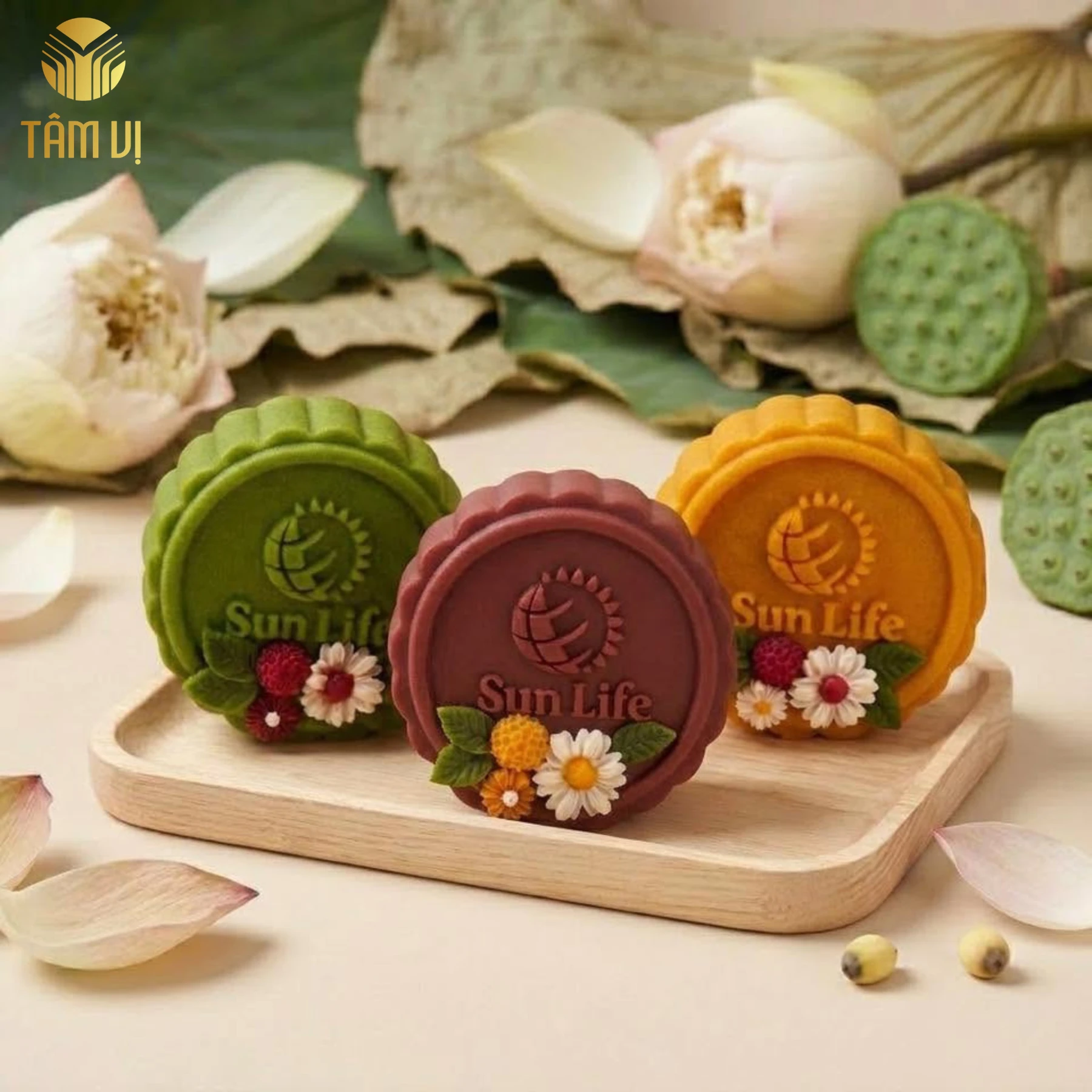 Bánh Trung Thu In Logo SunLife