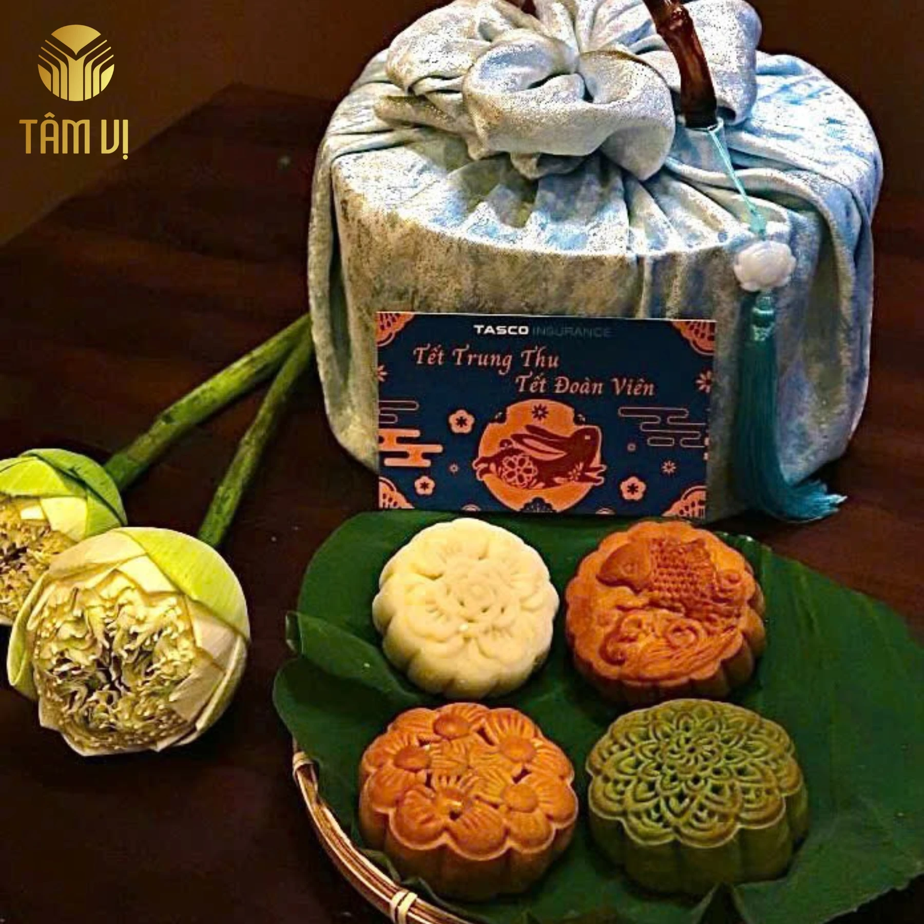 Giỏ Quà Trung Thu Viên Mãn Thủ Công