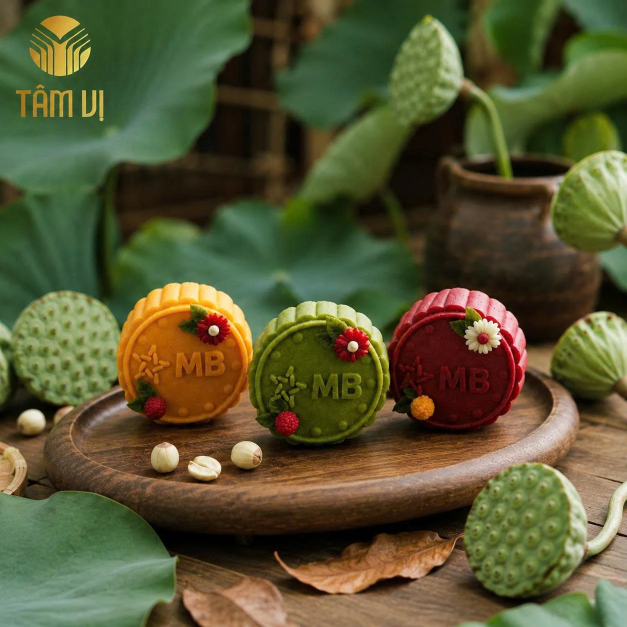 Bánh Trung Thu In Logo MB Bank