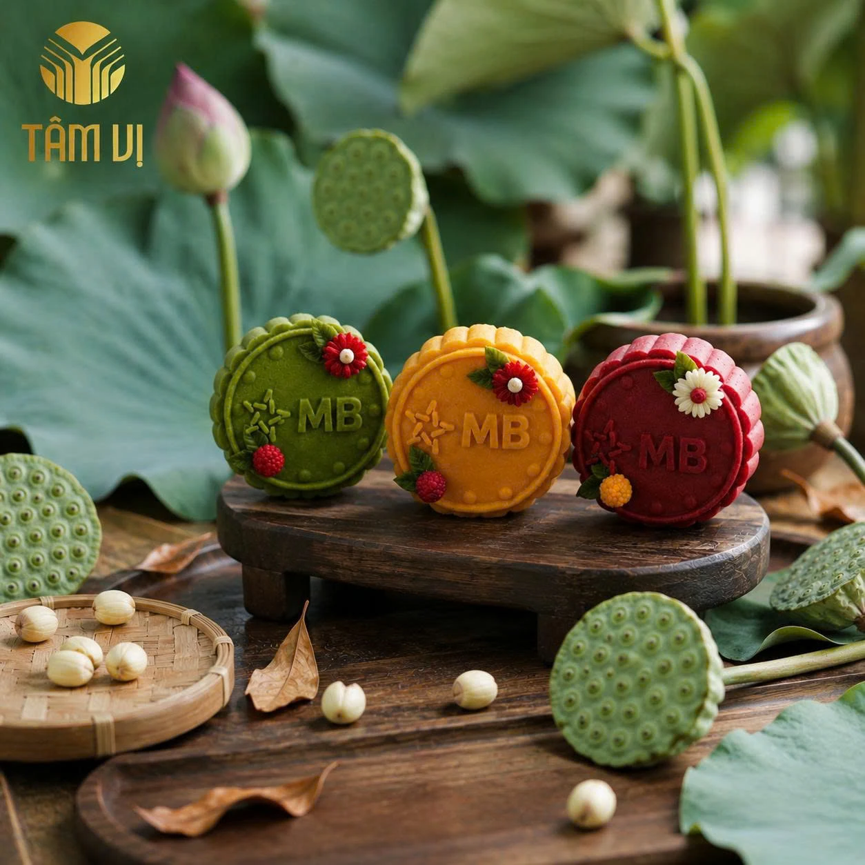 Bánh Trung Thu In Logo MB Bank