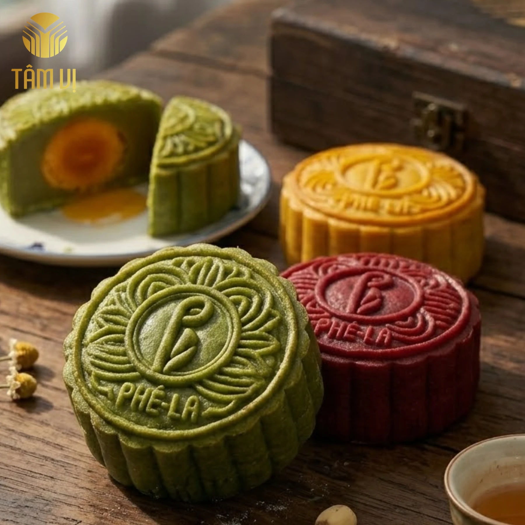 Bánh Trung Thu In Logo Phê La