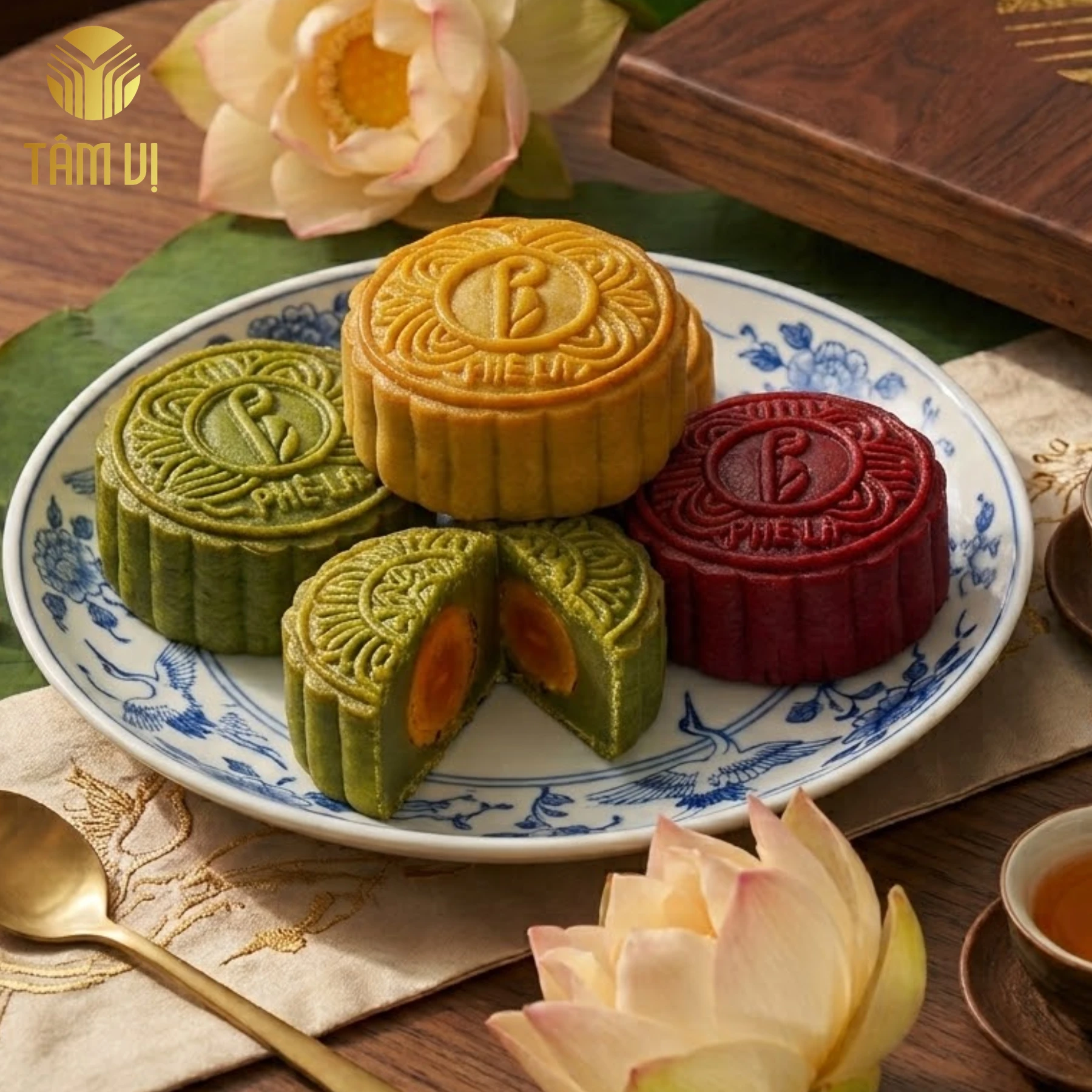 Bánh Trung Thu In Logo Phê La