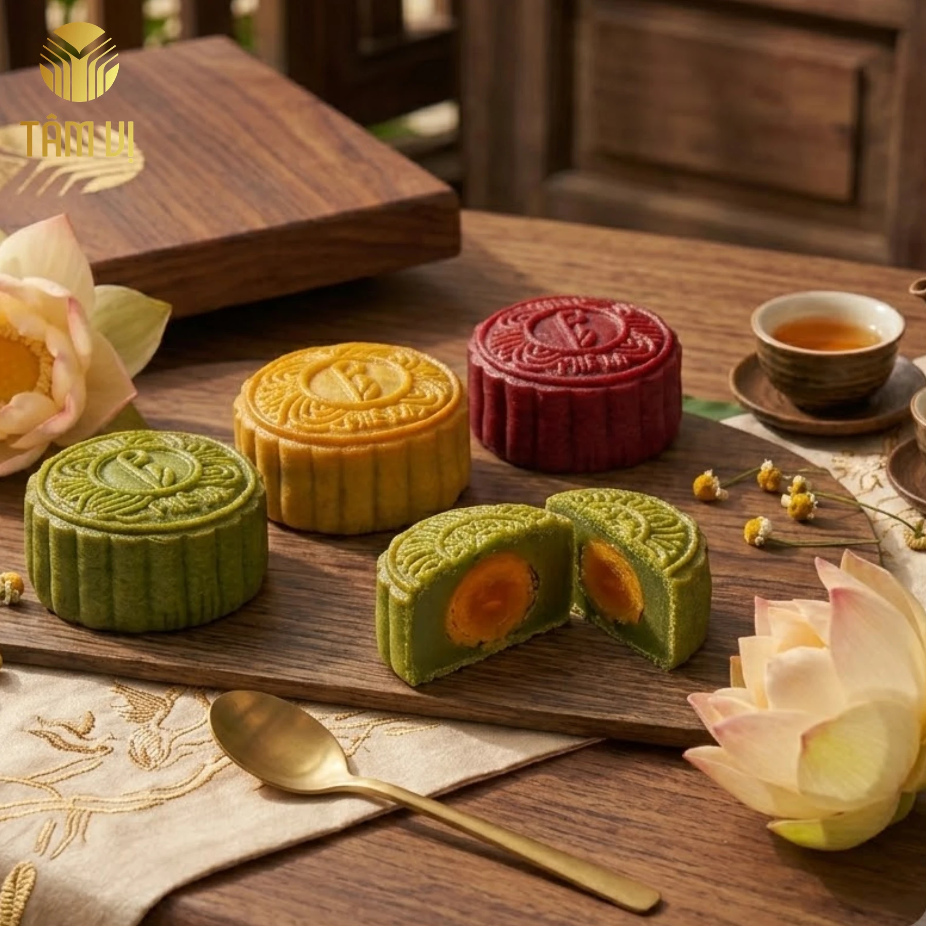 Bánh Trung Thu In Logo Phê La