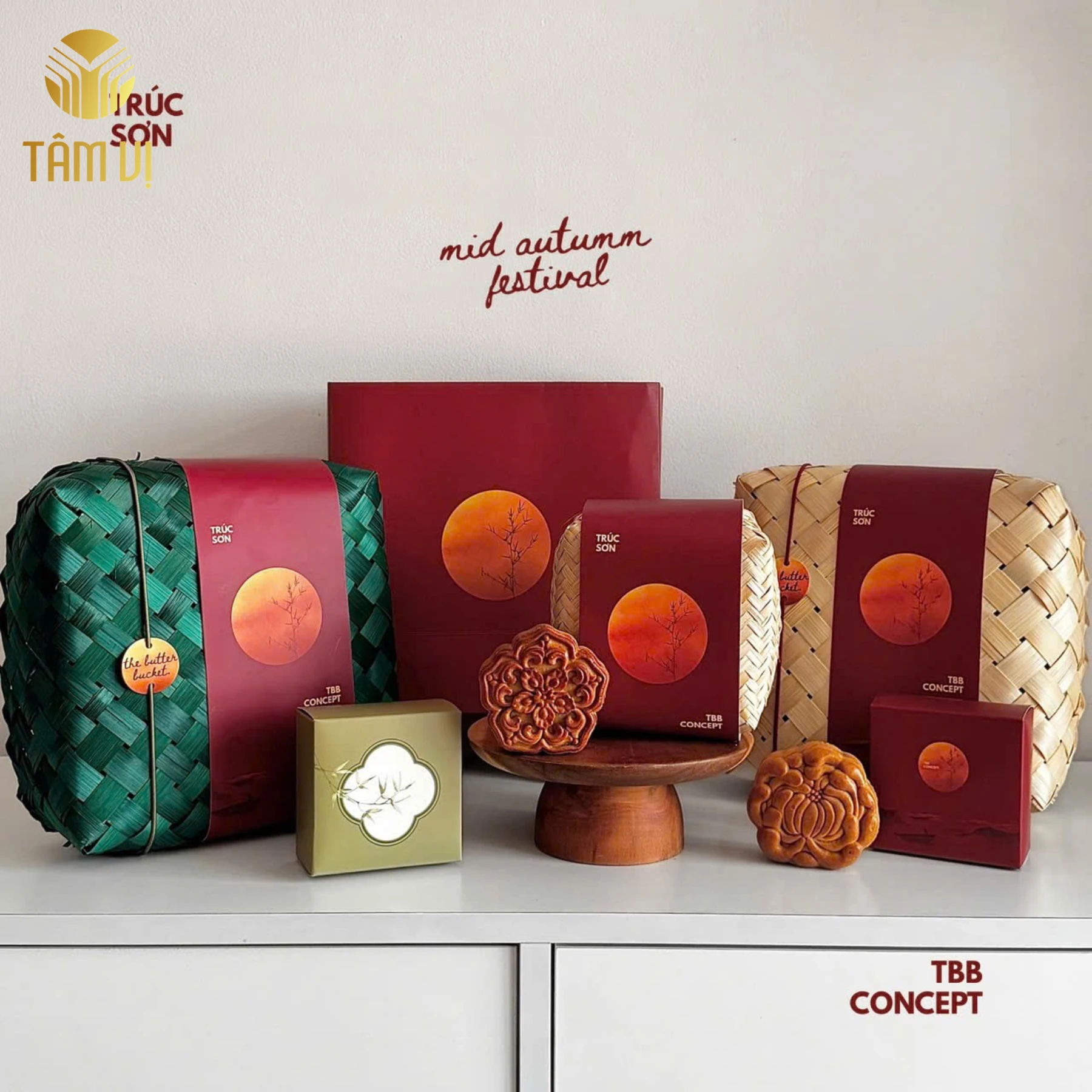 Giỏ Quà Trung Thu Thu Phúc Thủ Công